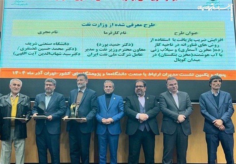 «صنعتی شریف» دانشگاه برگزیده در حوزه ارتباط با صنعت