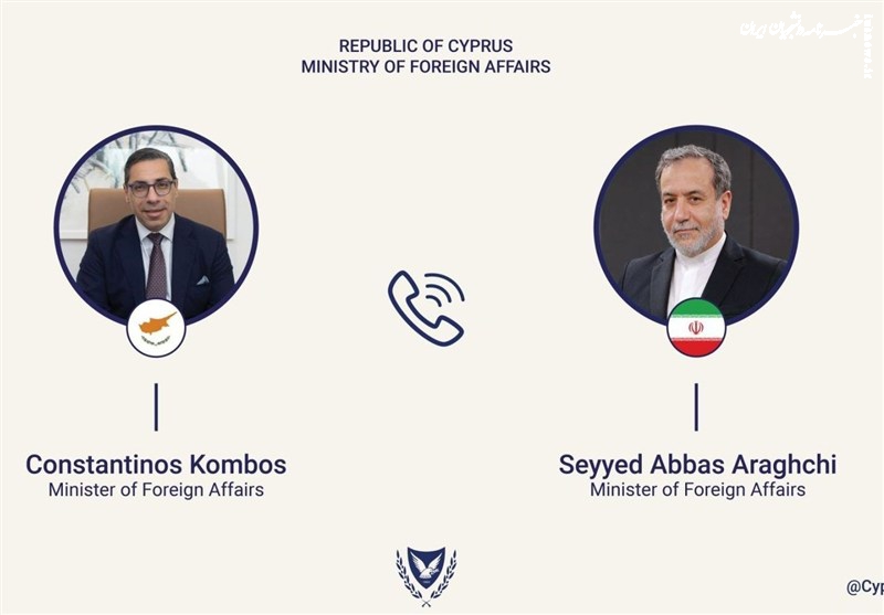 تماس تلفنی وزیر خارجه قبرس با عراقچی 