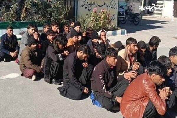 جمع آوری ۳۳۴ نفر اتباع بیگانه غیرمجاز در زهک