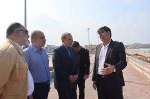 بازدید نظارتی اعضای کمیسیون امنیت ملی مجلس از جزیره بوموسی +عکس