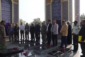 بازدید نظارتی اعضای کمیسیون امنیت ملی مجلس از جزیره بوموسی +عکس