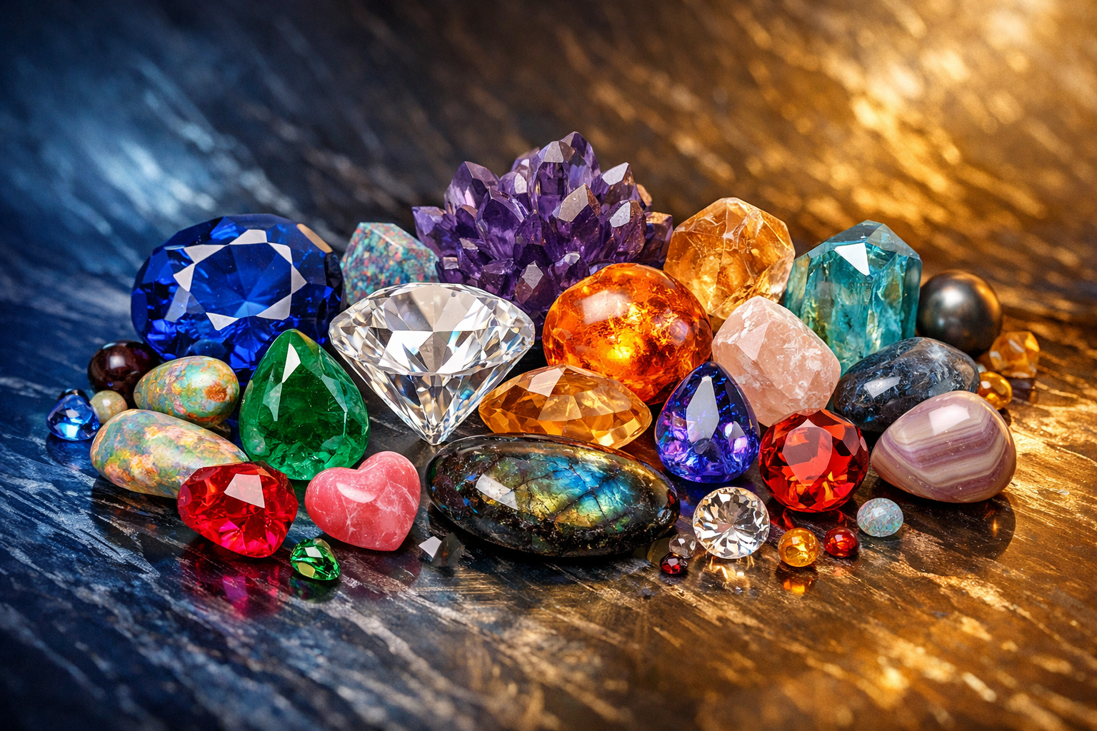 انواع سنگ‌های قیمتی