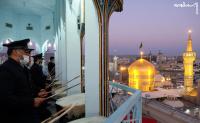 نقاره زنی شب میلاد امام جواد علیه السلام در حرم مطهر رضوی