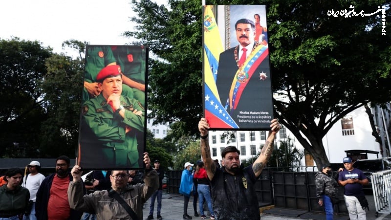  مردم ونزوئلا در حمایت از دولت خود به خیابان‌ها آمدند