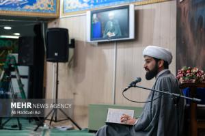 مراسم معنوی اعتکاف در دانشگاه امیرکبیر