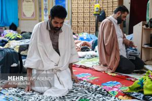 مراسم معنوی اعتکاف در دانشگاه امیرکبیر