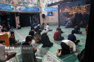 مراسم معنوی اعتکاف در دانشگاه امیرکبیر