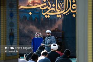 مراسم معنوی اعتکاف در دانشگاه امیرکبیر