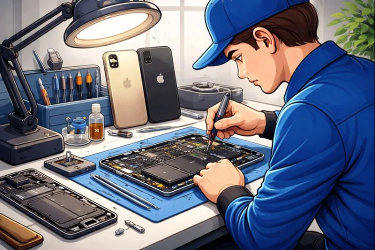 خدمات ارائه شده در نمایندگی مرکزی تعمیرات اپل در تهران