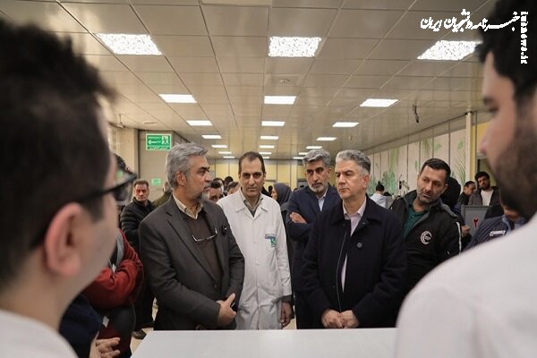 عیادت مدیران وزارت بهداشت از مجروحان حوادث اخیر