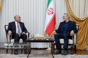 دیدار وزیر خارجه عراق با لاریجانی +عکس
