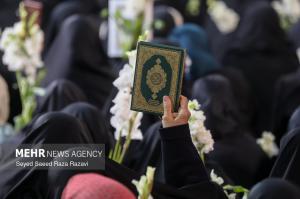 تجمع محکومیت هتک حرمت مساجد در مسجد بهشتی تهران +عکس