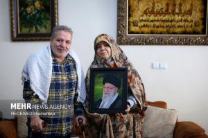 حضور نمایندگان رهبر معظم انقلاب در منازل تعدادی از جانبازان +عکس