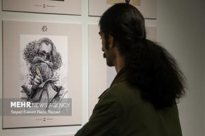 مراسم اختتامیه و اهدای جوایز دوازدهمین دوسالانه بین‌المللی کاریکاتور +عکس