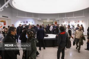 مراسم اختتامیه و اهدای جوایز دوازدهمین دوسالانه بین‌المللی کاریکاتور +عکس