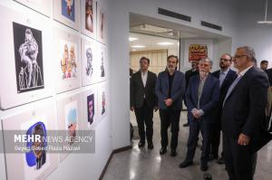 مراسم اختتامیه و اهدای جوایز دوازدهمین دوسالانه بین‌المللی کاریکاتور +عکس