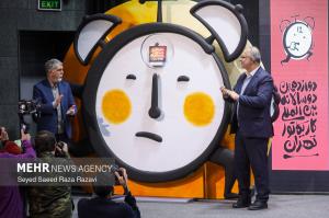 مراسم اختتامیه و اهدای جوایز دوازدهمین دوسالانه بین‌المللی کاریکاتور +عکس