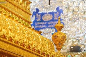 عکس | رونمایی از تاج طلایی ضریح امیرالمؤمنین(ع)