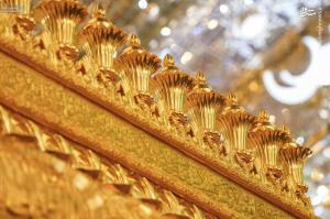 عکس | رونمایی از تاج طلایی ضریح امیرالمؤمنین(ع)