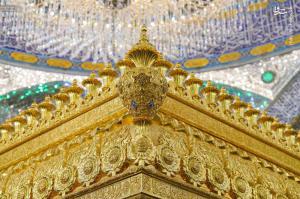 عکس | رونمایی از تاج طلایی ضریح امیرالمؤمنین(ع)