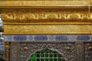 عکس | رونمایی از تاج طلایی ضریح امیرالمؤمنین(ع)