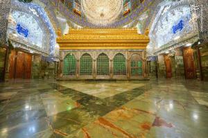 عکس | رونمایی از تاج طلایی ضریح امیرالمؤمنین(ع)