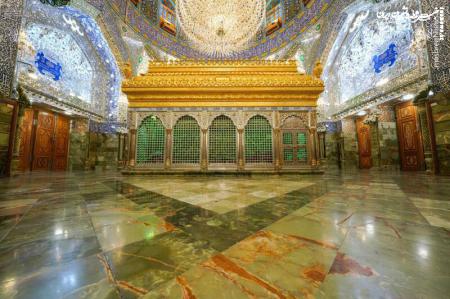 عکس | رونمایی از تاج طلایی ضریح امیرالمؤمنین(ع)