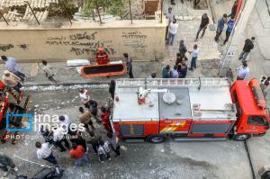 انفجار یک ساختمان در بندرعباس +عکس