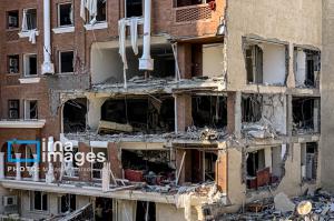 انفجار یک ساختمان در بندرعباس +عکس