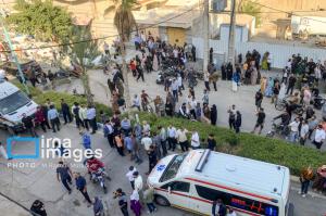 انفجار یک ساختمان در بندرعباس +عکس