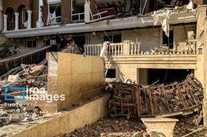 انفجار یک ساختمان در بندرعباس +عکس