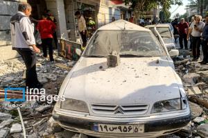 انفجار یک ساختمان در بندرعباس +عکس