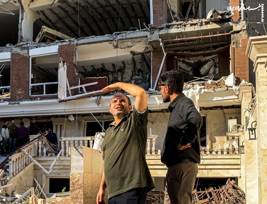 انفجار یک ساختمان در بندرعباس +عکس