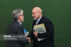 دیدار وزیر علوم و جمعی از رؤسای دانشگاه‌های سراسر کشور با رئیس مجلس