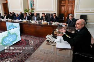 دیدار وزیر علوم و جمعی از رؤسای دانشگاه‌های سراسر کشور با رئیس مجلس