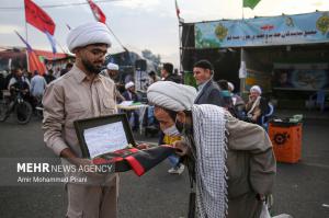 پیاده‌روی منتظران ظهور به سمت مسجد جمکران +عکس