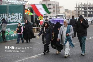 پیاده‌روی منتظران ظهور به سمت مسجد جمکران +عکس