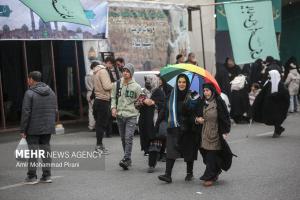 پیاده‌روی منتظران ظهور به سمت مسجد جمکران +عکس