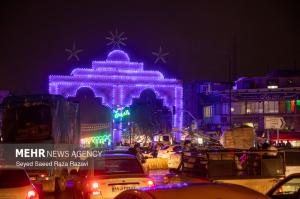 آذین بندی خیابانهای شهر تهران به مناسبت نیمه شعبان ۱۴۰۴ +عکس