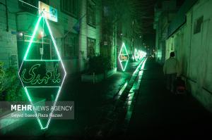 آذین بندی خیابانهای شهر تهران به مناسبت نیمه شعبان ۱۴۰۴ +عکس