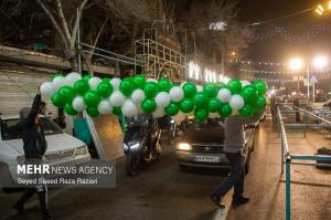 آذین بندی خیابانهای شهر تهران به مناسبت نیمه شعبان ۱۴۰۴ +عکس