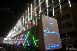 آذین بندی خیابانهای شهر تهران به مناسبت نیمه شعبان ۱۴۰۴ +عکس