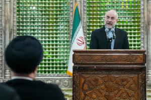 تجدید میثاق رئیس و نمایندگان مجلس با آرمان‌های امام خمینی(ره) +عکس