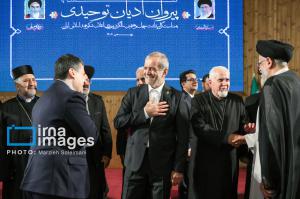 دیدار رهبران ادیان توحیدی‌ با پزشکیان +عکس