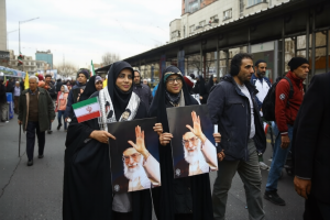 گزارش تصویری | خروش پرشکوه مردم تهران در یوم‌الله ۲۲ بهمن