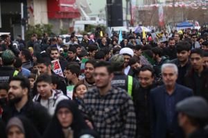 گزارش تصویری | خروش پرشکوه مردم تهران در یوم‌الله ۲۲ بهمن