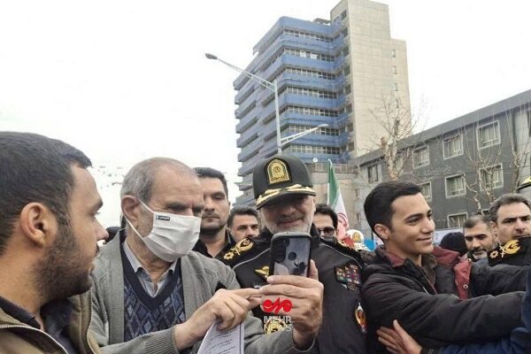  سردار رادان: حضور پرشور امروز مردم، امتداد حماسه ۲۲ دی است