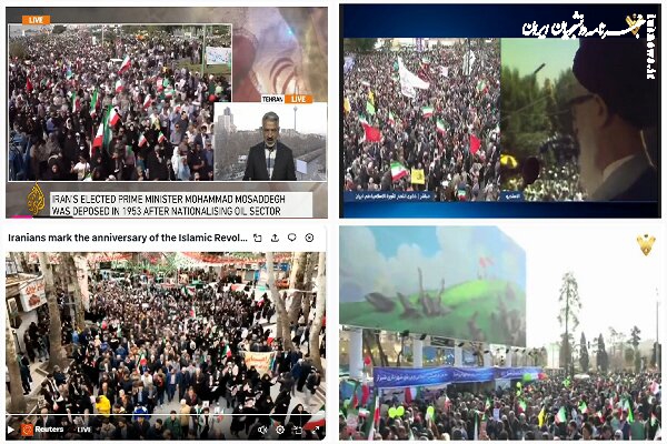 بازتاب حضور پرشکوه ایرانیان در رسانه های خارجی