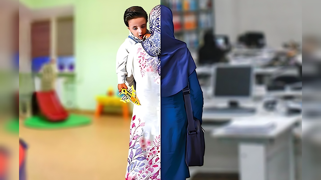 فشار دوگانه بر مادران شاغل