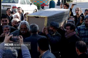 تشییع پیکر زنده‌یاد عنایت الله بخشی +عکس